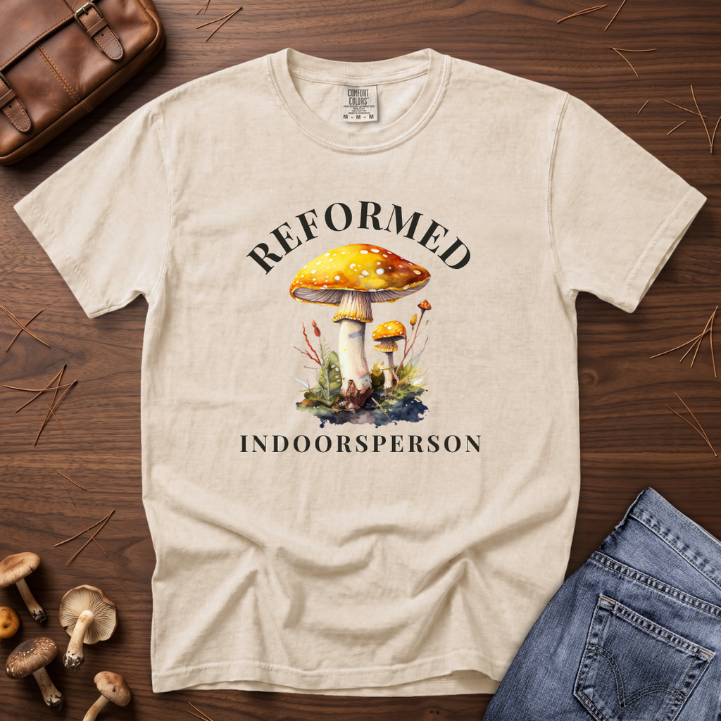 Reformed Indoorsperson Mushroom T-Shirt