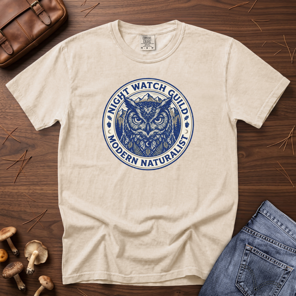 Night Watch Guild Owl Badge T-Shirt