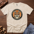Quiet Watcher Society Fox Badge T-Shirt