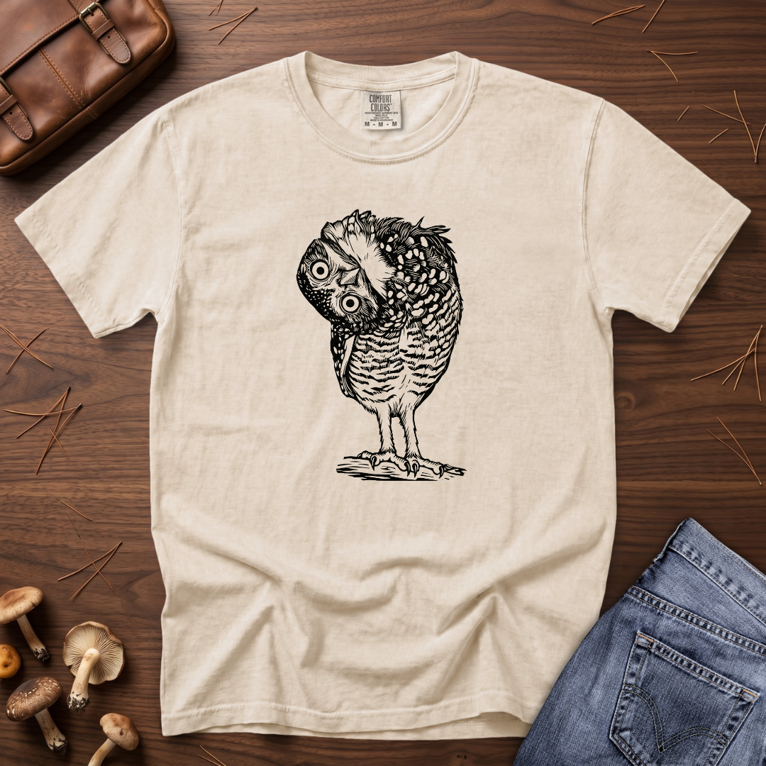 Curious Burrowing Owl T-Shirt