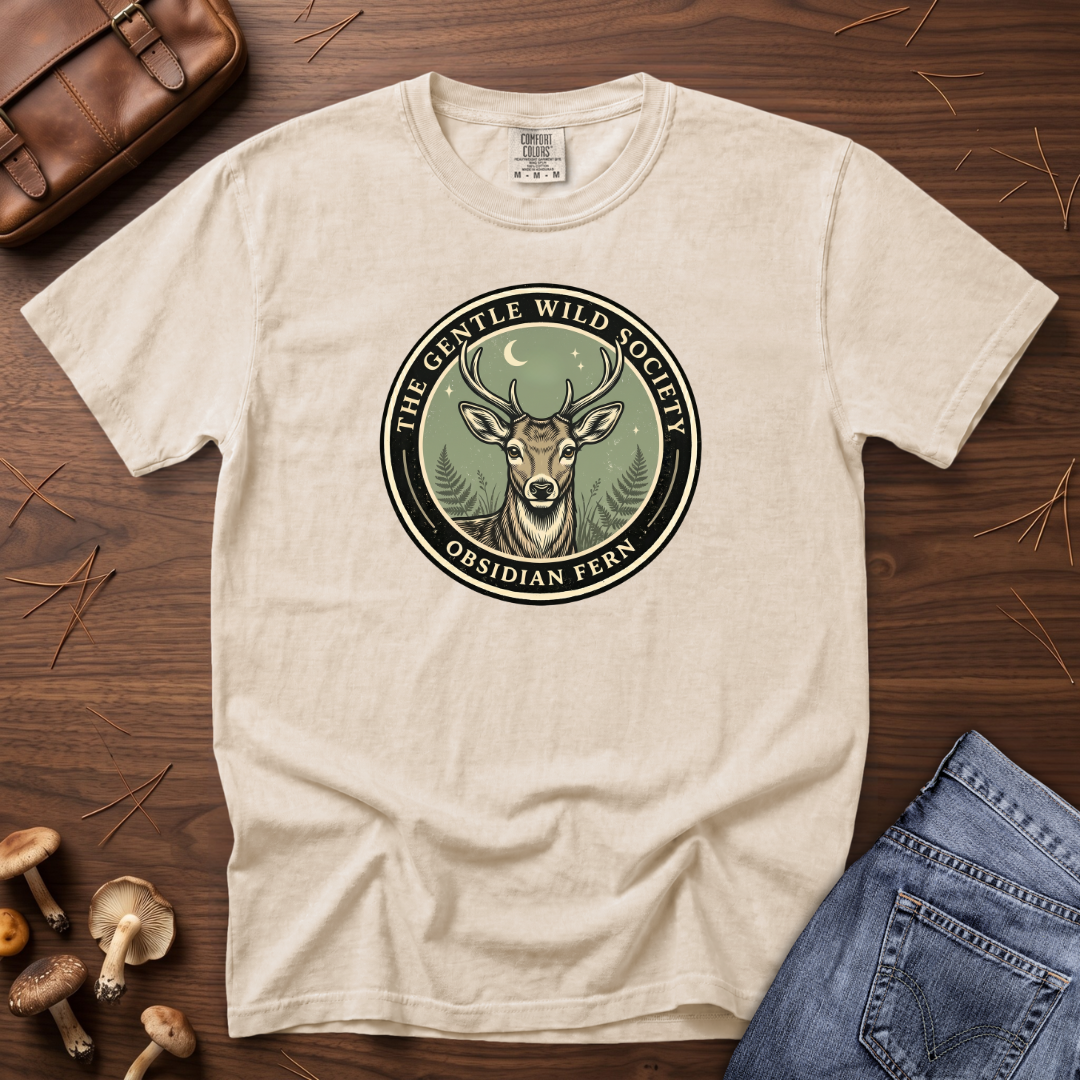 Gentle Wild Society Deer Badge T-Shirt