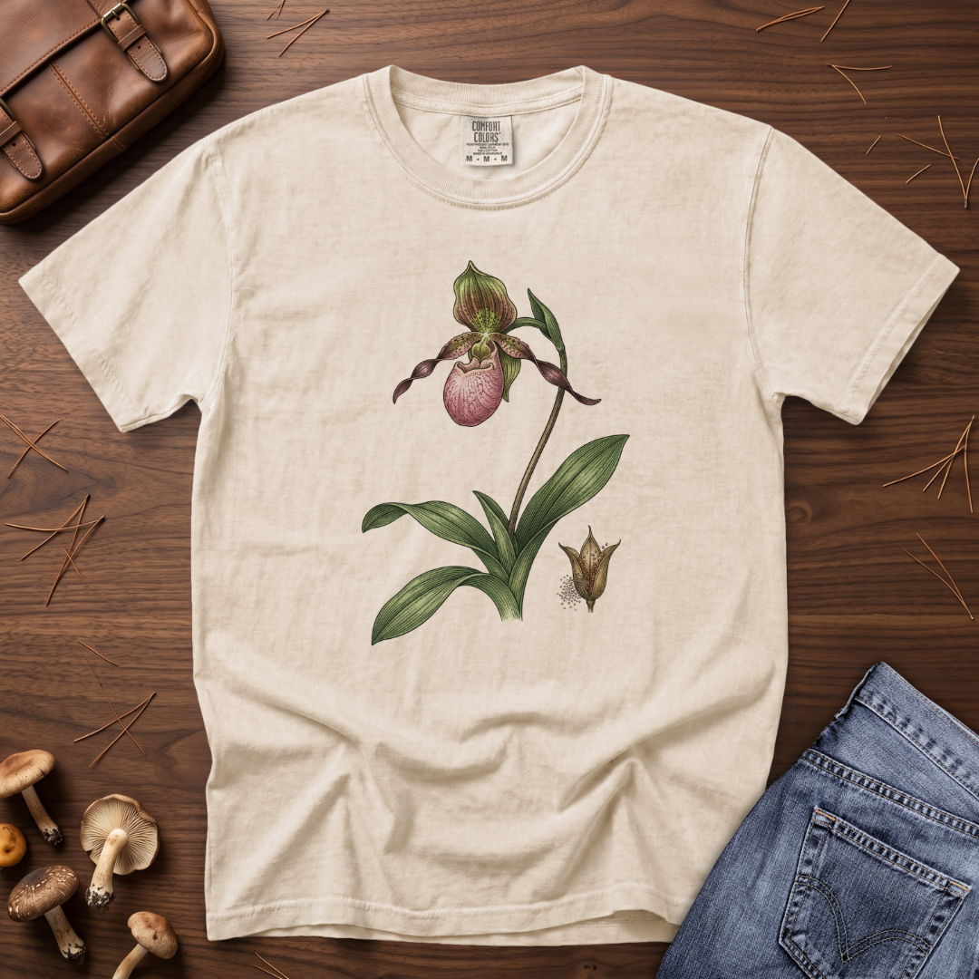 Lady Slipper Orchid T-Shirt