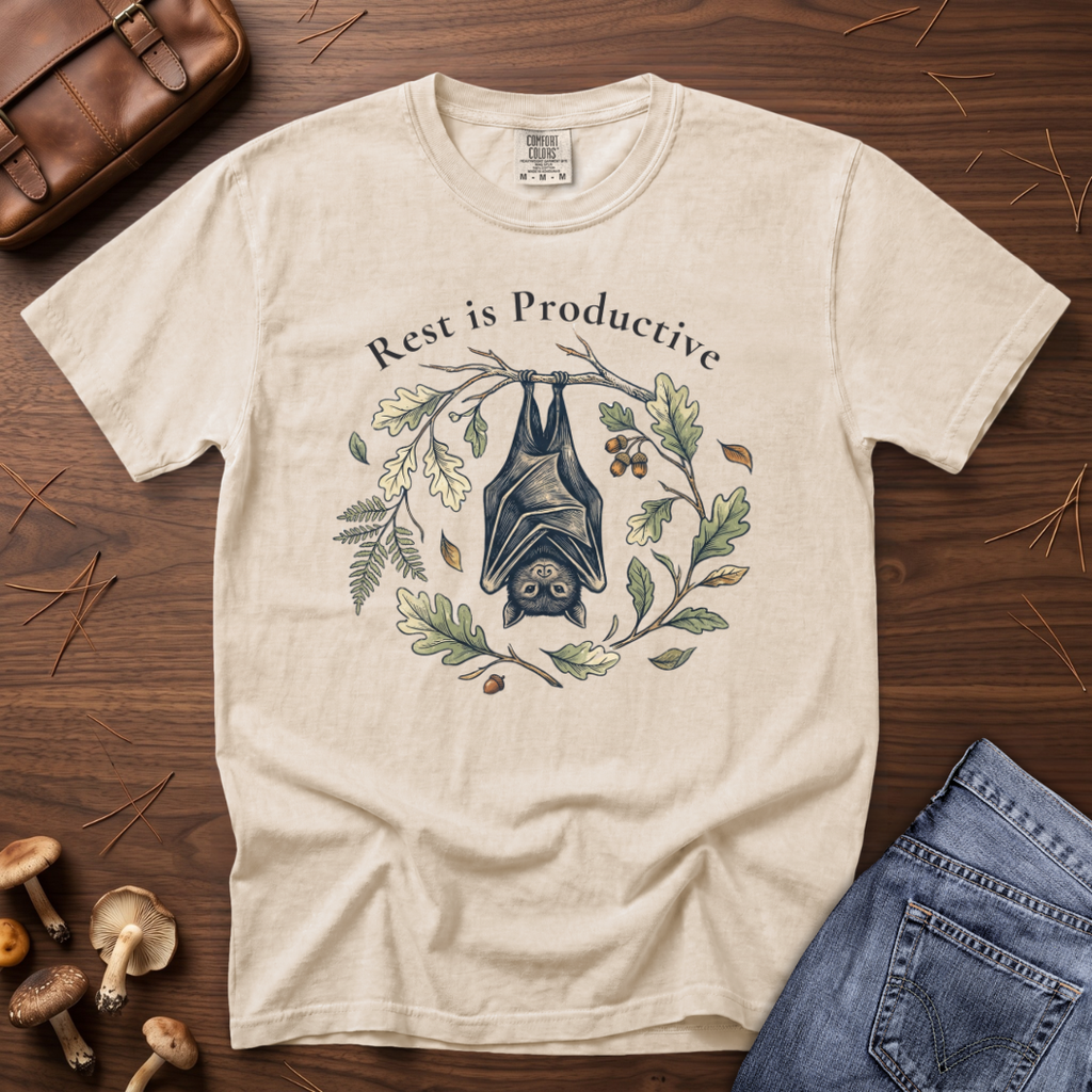 Rest is Productive Bat T-Shirt