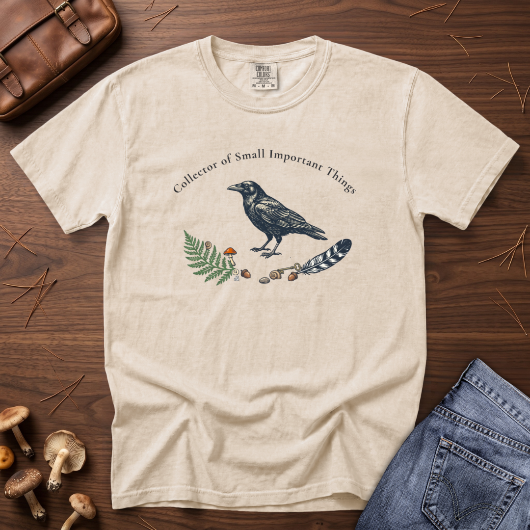 Collector of Small Important Things Crow T-Shirt