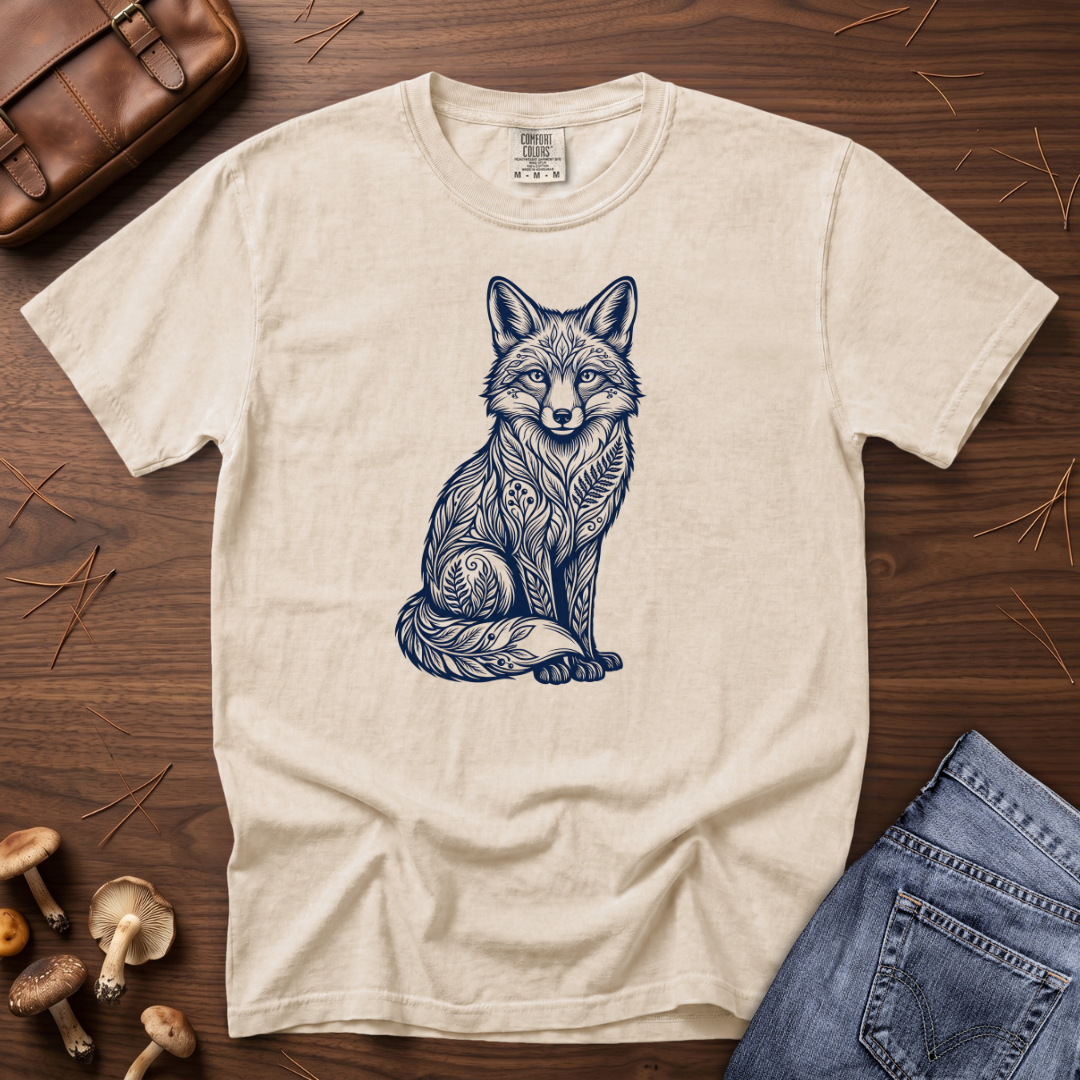 Woodland Sitting Fox T-Shirt