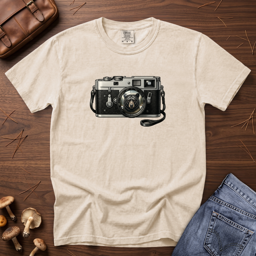 Black Bear Camera T-Shirt