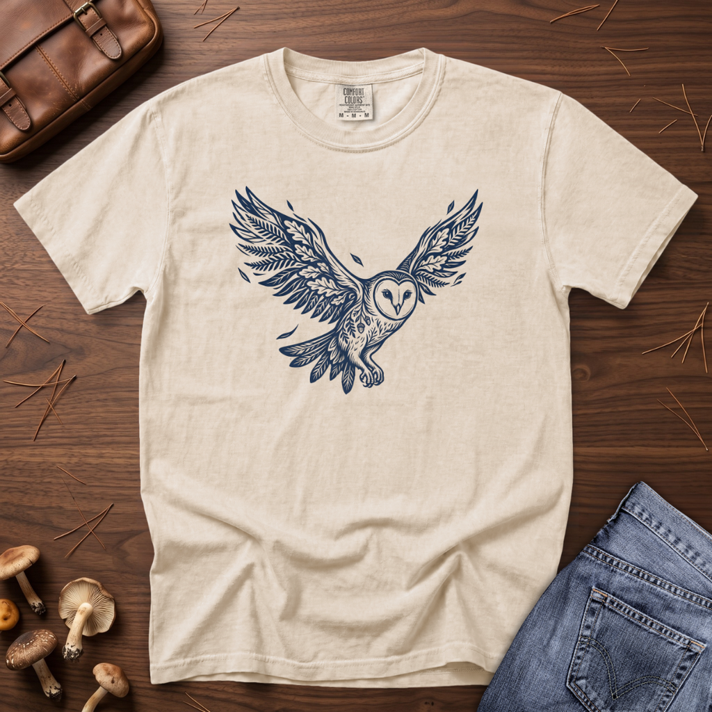 Flying Barn Owl T-Shirt