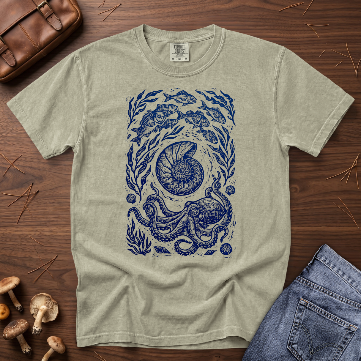 Fish and Octopus Sea T-Shirt