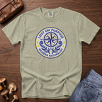 Lost on Purpose Blue Badge T-Shirt