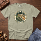 Society of the Mossy Log Mushroom Badge T-Shirt