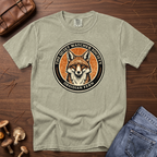 Quiet Watcher Society Fox Badge T-Shirt