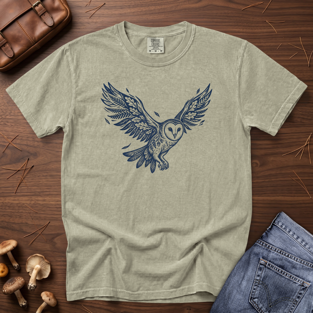 Flying Barn Owl T-Shirt