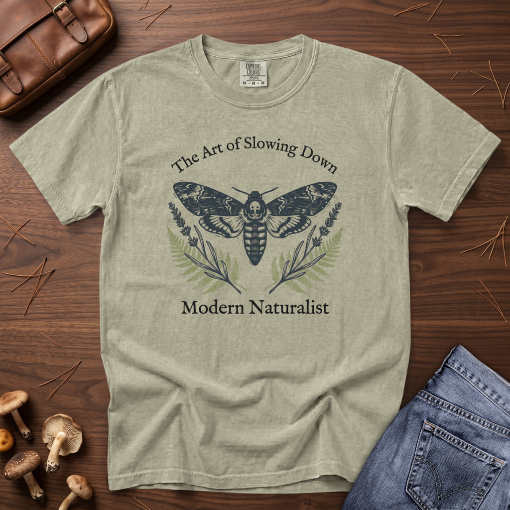 The Art of Slowing Down Moth T-Shirt