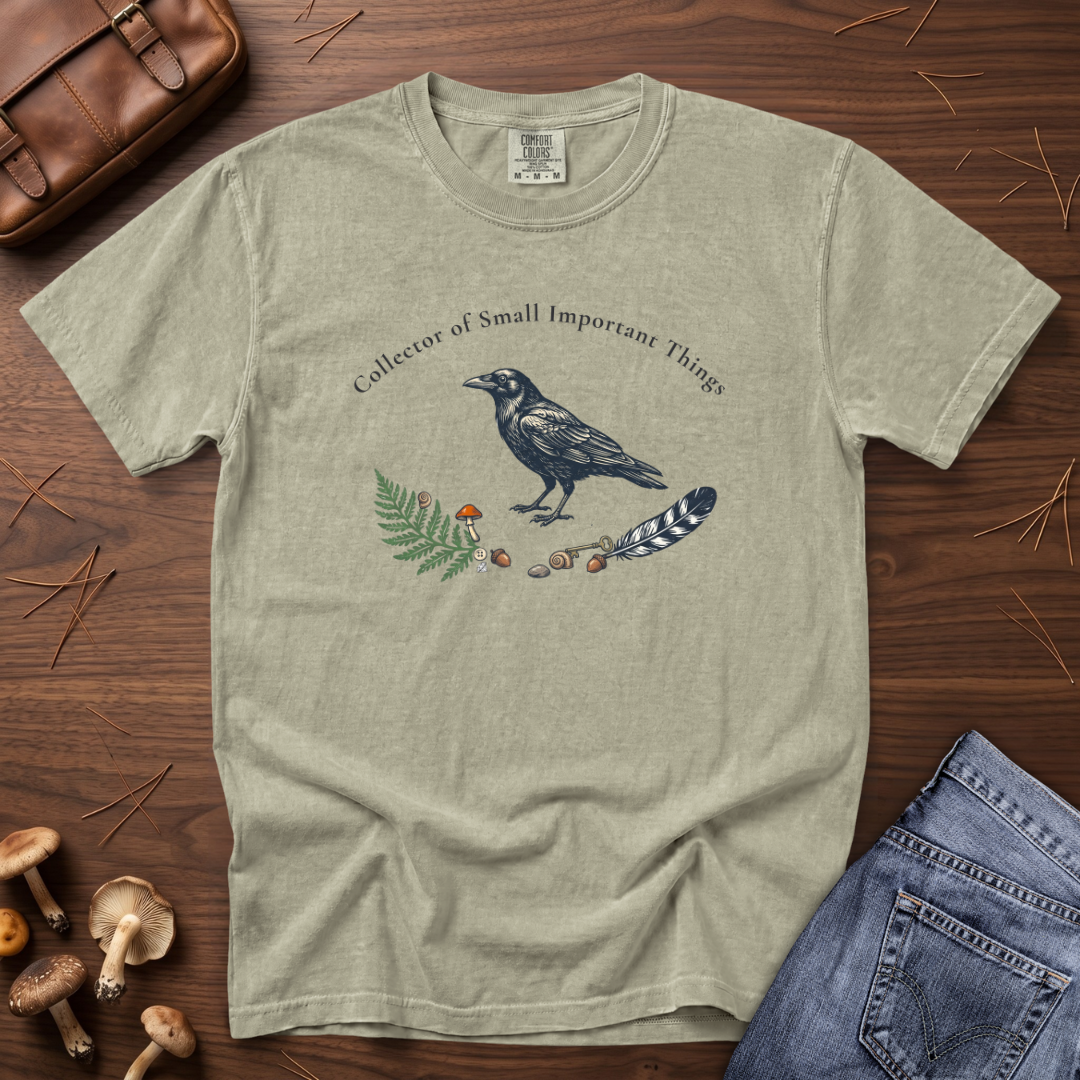Collector of Small Important Things Crow T-Shirt
