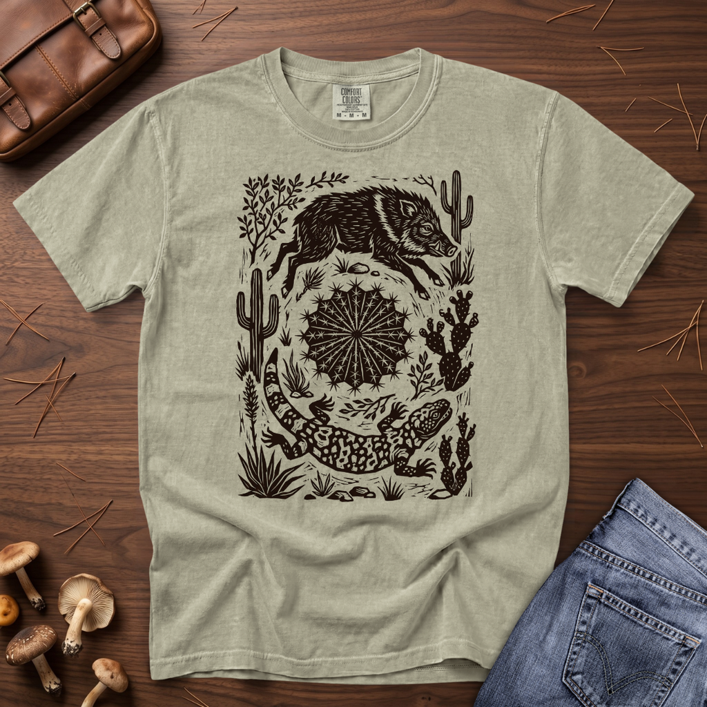 Javelina and Gila Monster T-Shirt