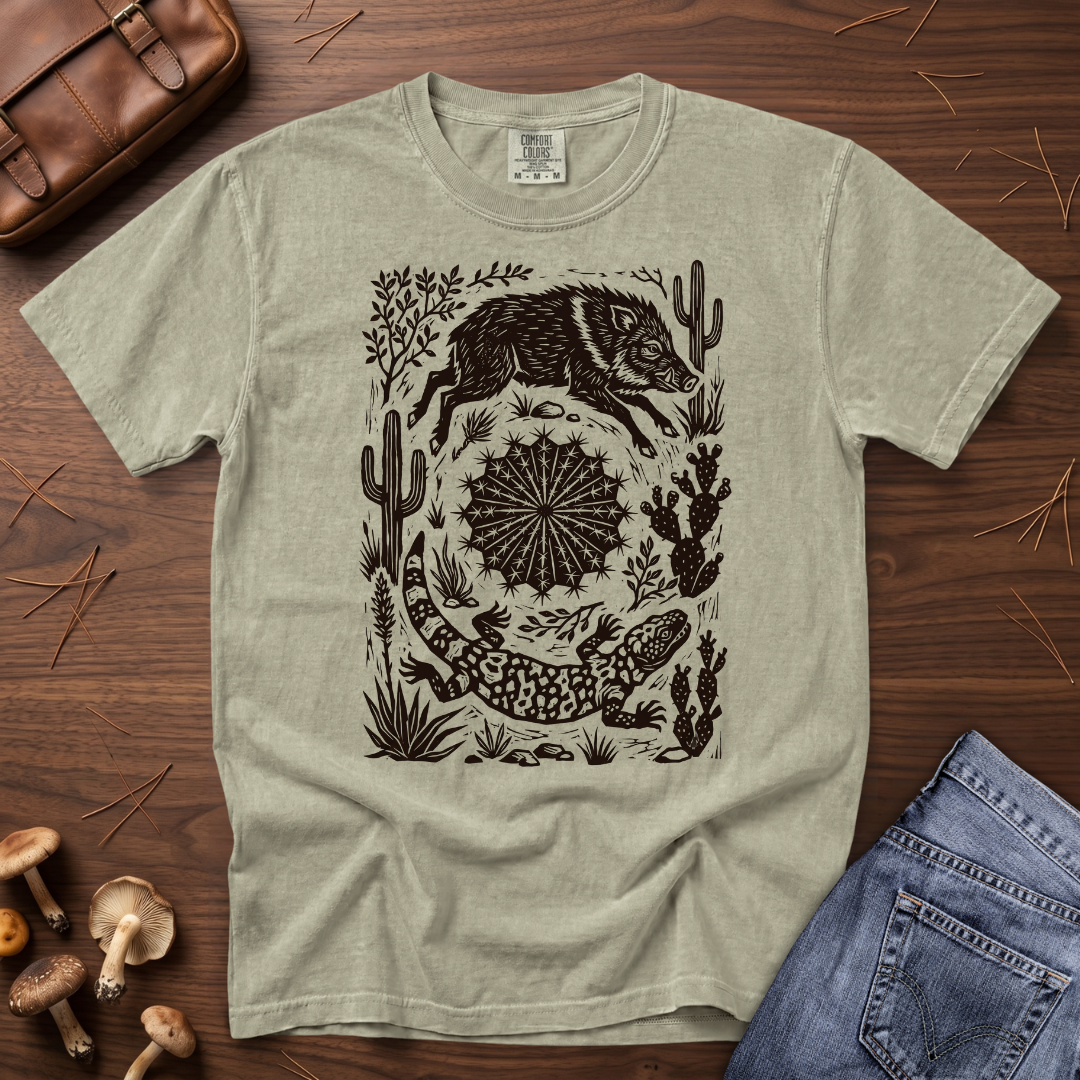 Javelina and Gila Monster T-Shirt
