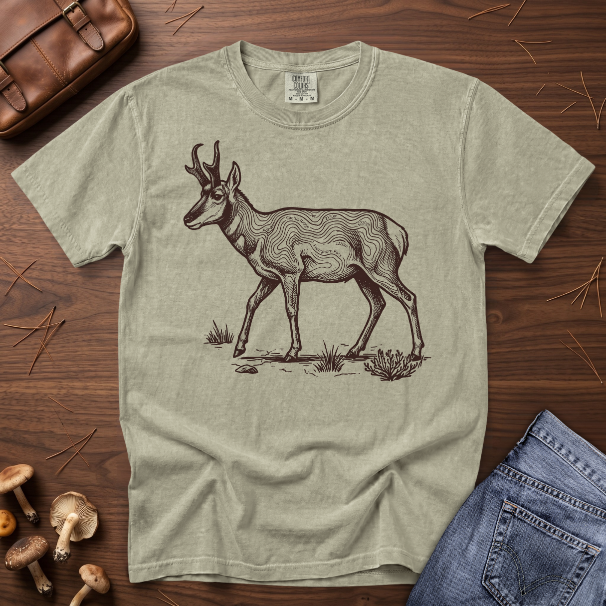 Pronghorn Topographic T-Shirt