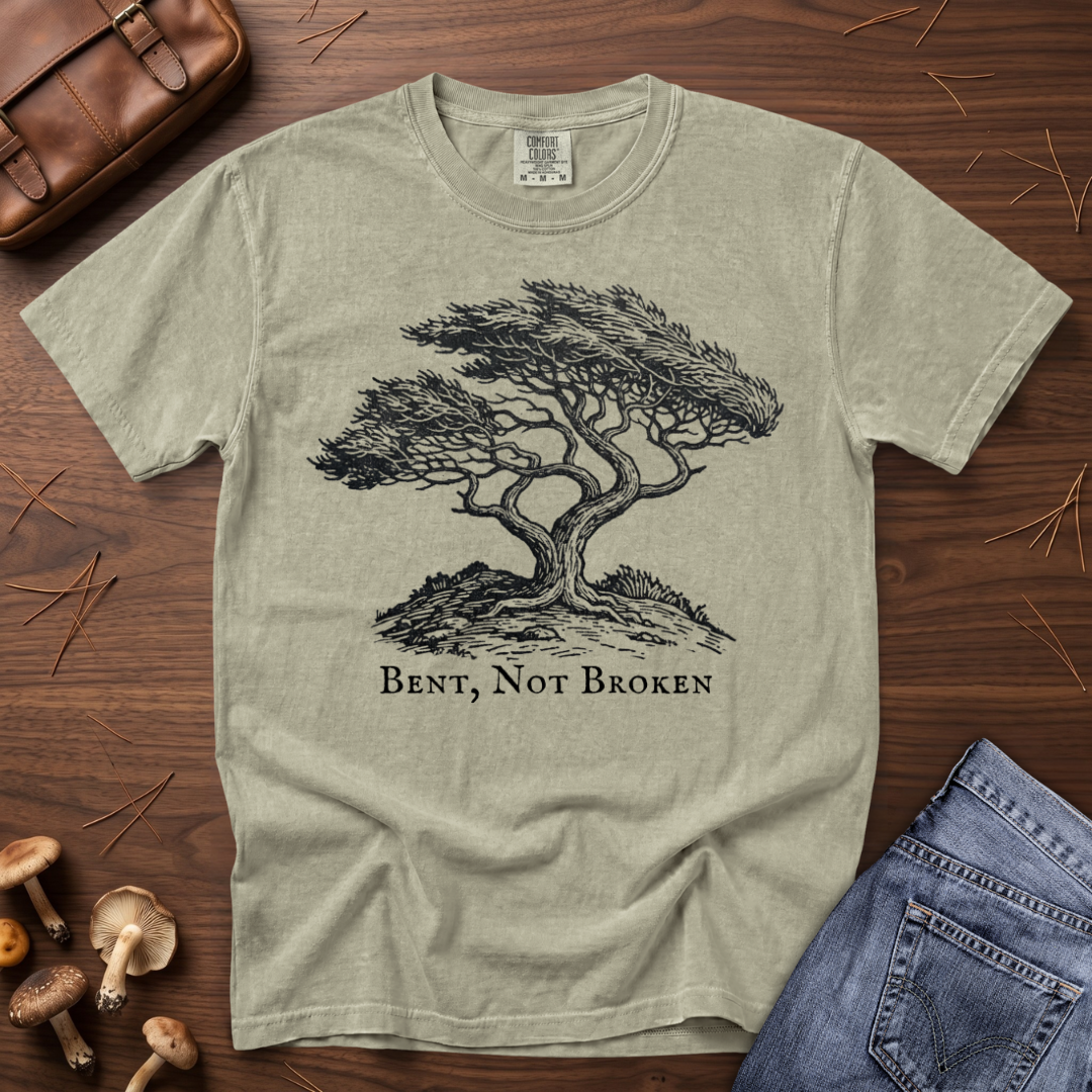 Bent Not Broken Tree T-Shirt