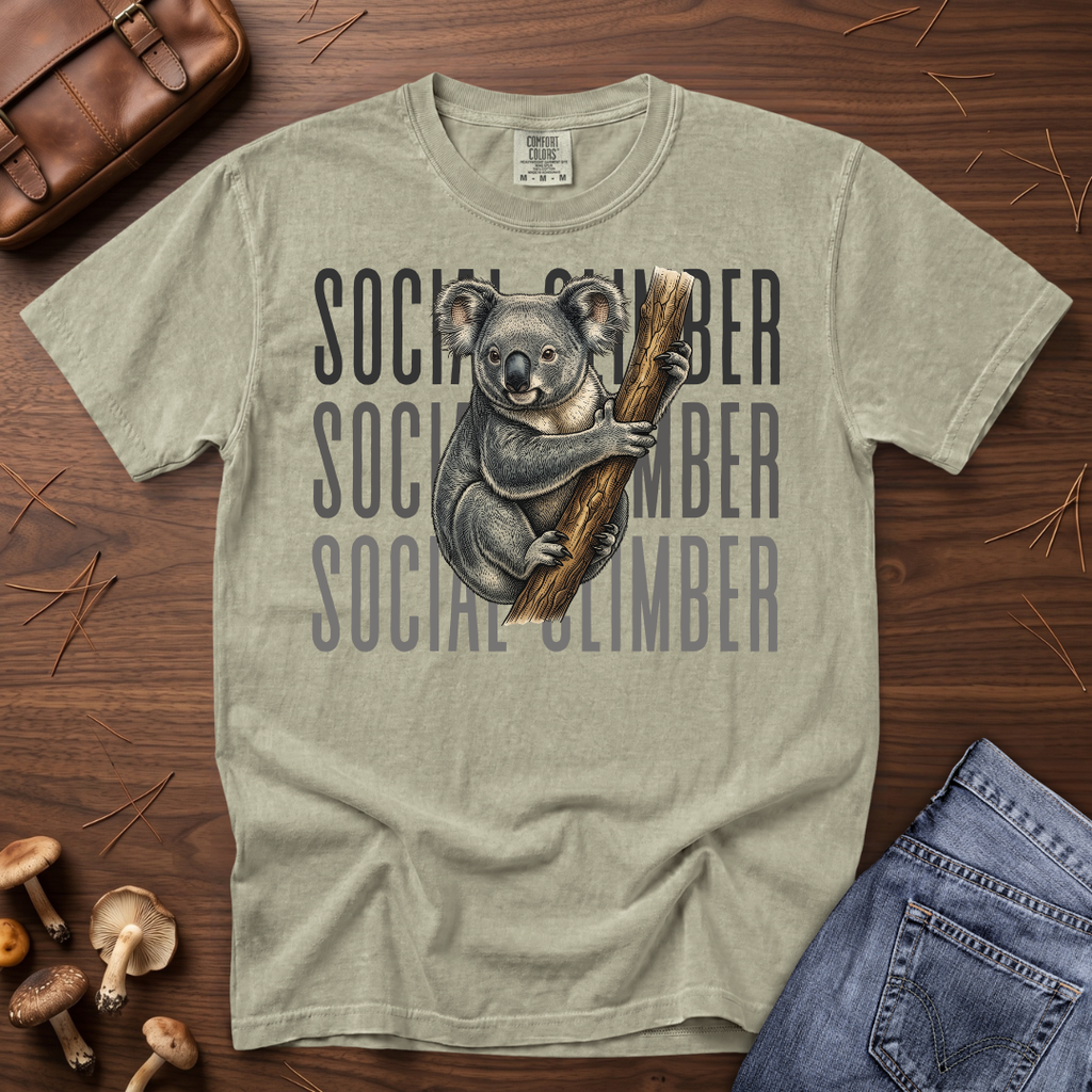 Social Climber - Koala Bear T-Shirt