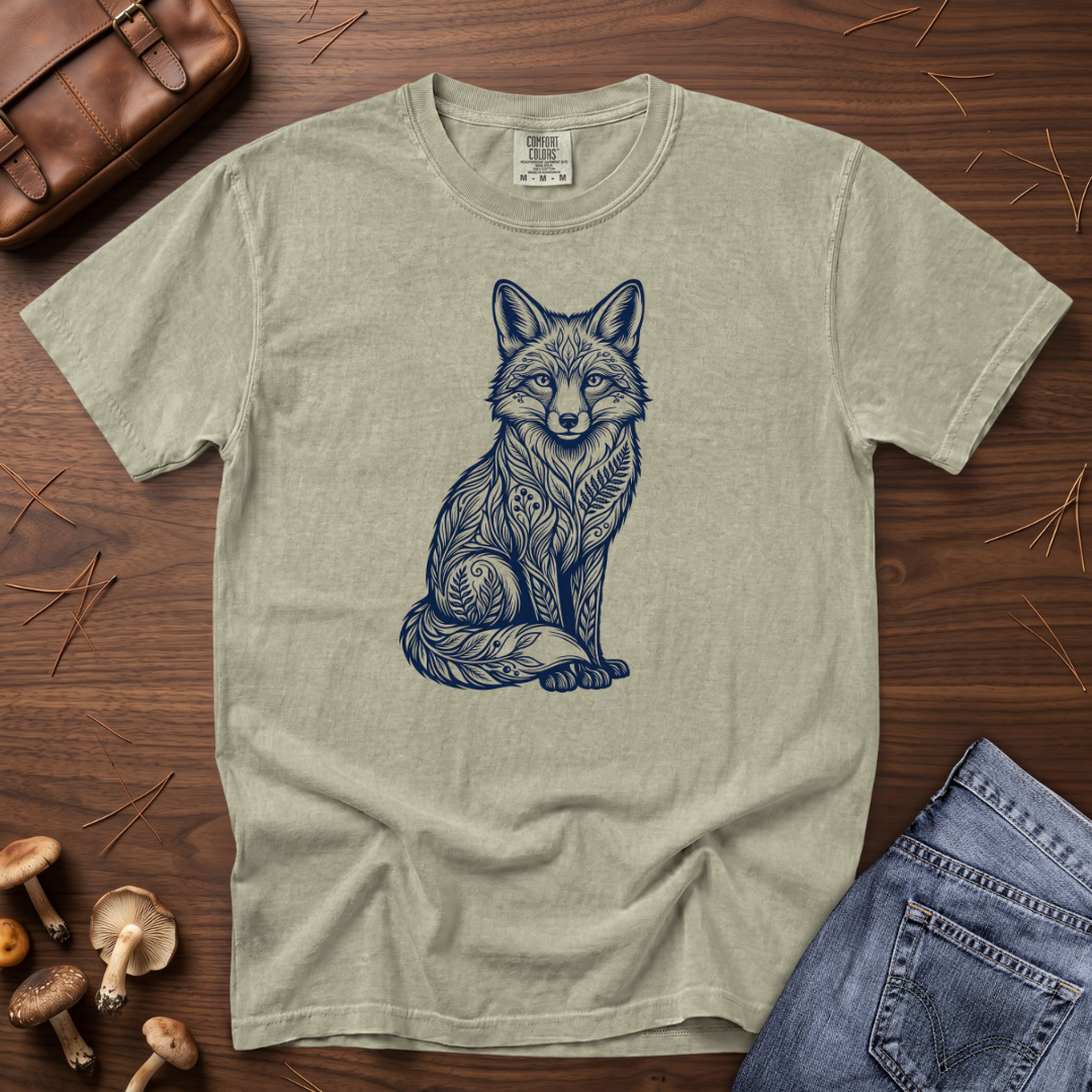 Woodland Sitting Fox T-Shirt