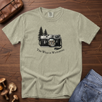 Owl, The Wild is Watching Camera T-Shirt