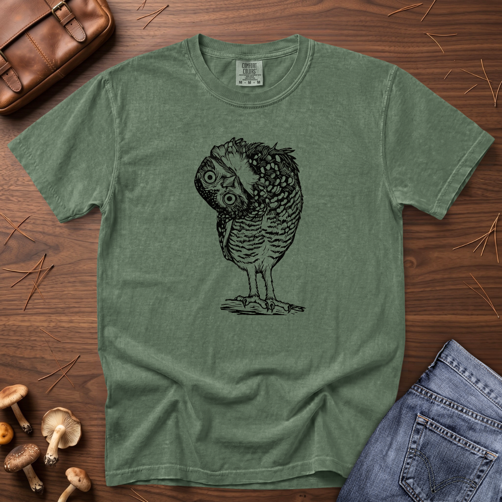 Curious Burrowing Owl T-Shirt