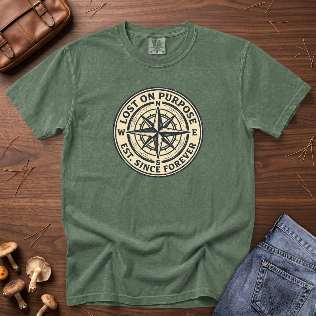 Lost on Purpose Gold Badge T-Shirt