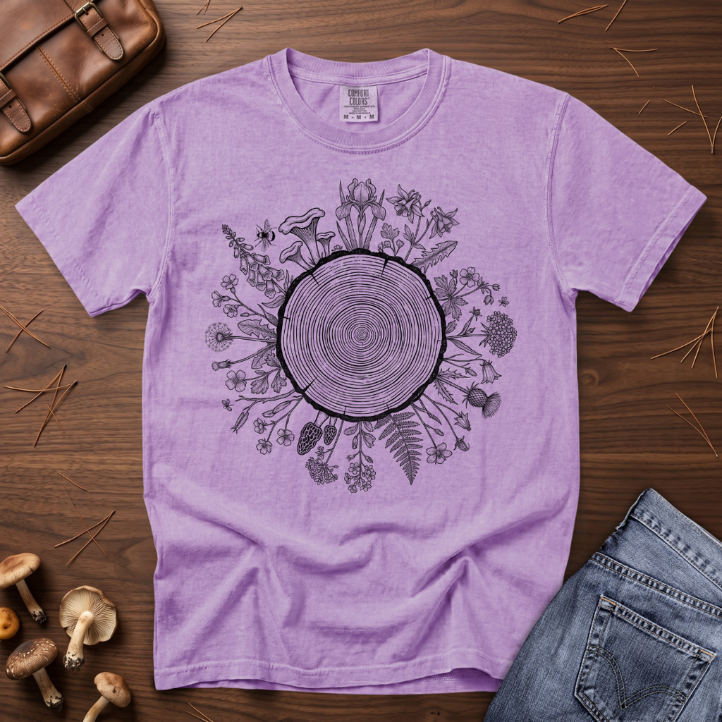 Wildflower Tree Ring T-Shirt