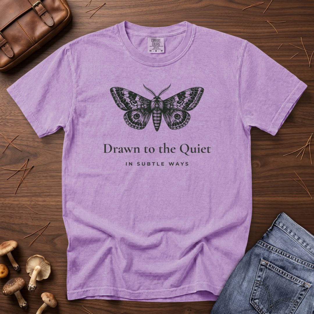 Drawn to the Quiet Moth T-Shirt