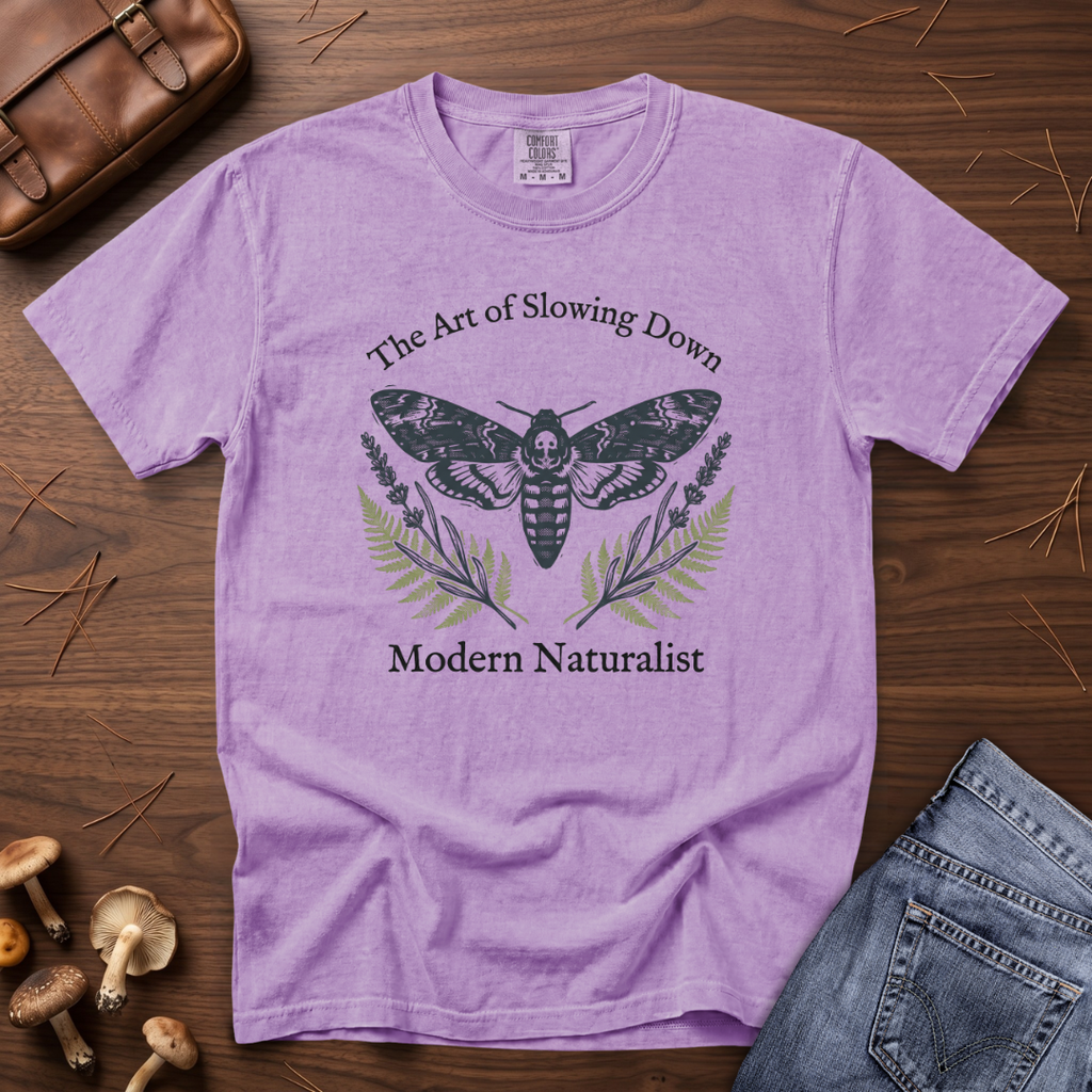 The Art of Slowing Down Moth T-Shirt