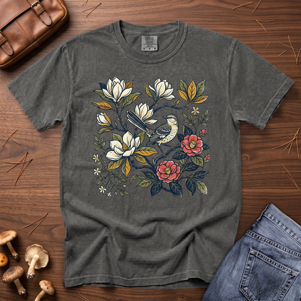 Mockingbird Floral T-Shirt