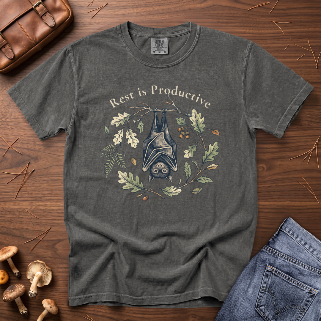 Rest is Productive Bat T-Shirt