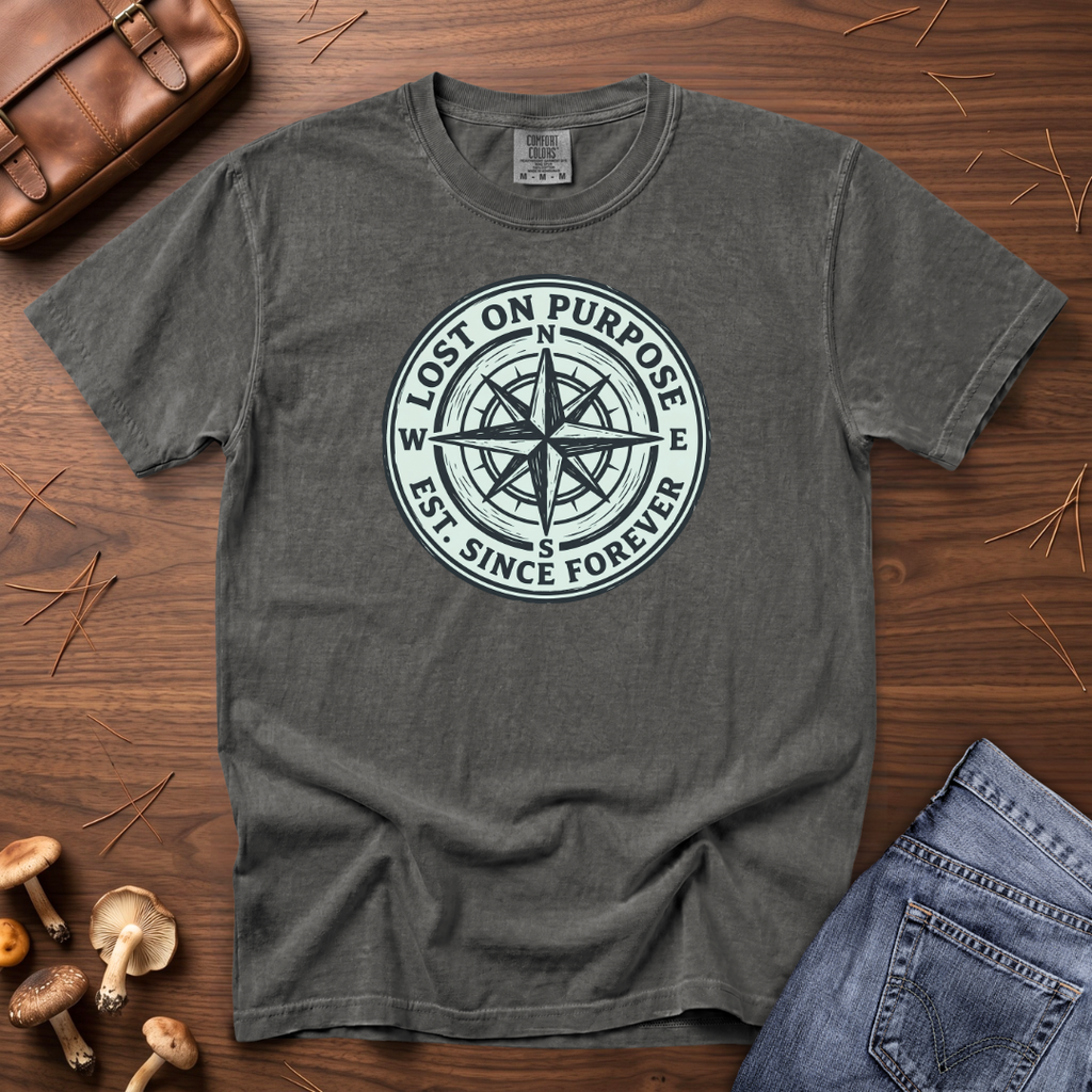 Lost on Purpose Mint Badge T-Shirt