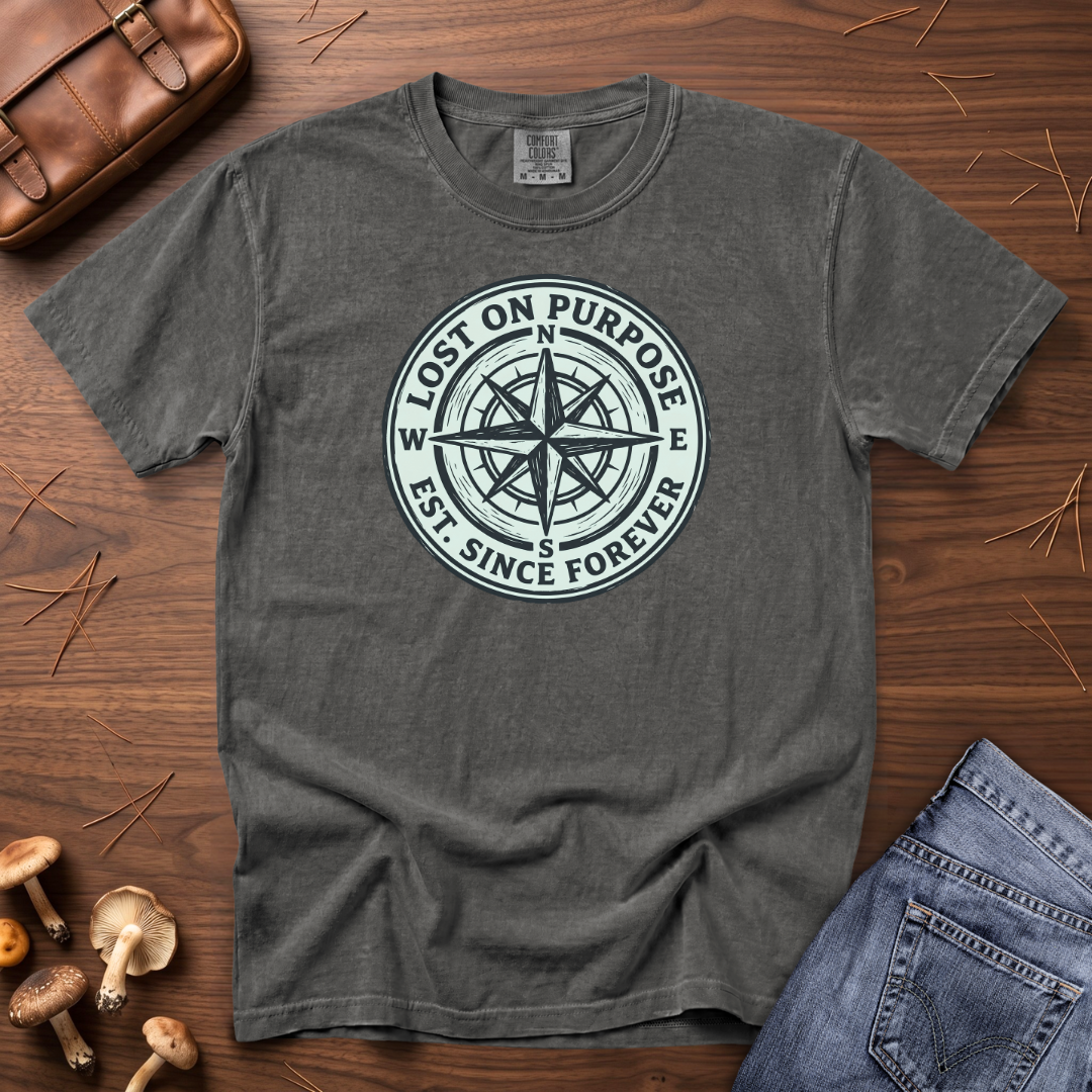 Lost on Purpose Mint Badge T-Shirt