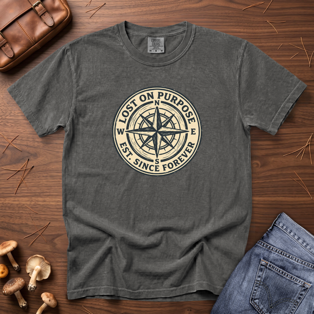 Lost on Purpose Gold Badge T-Shirt
