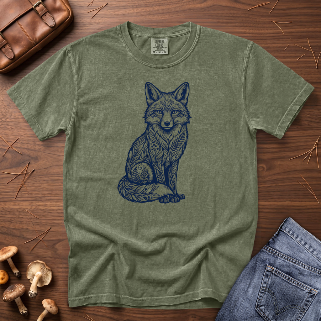 Woodland Sitting Fox T-Shirt
