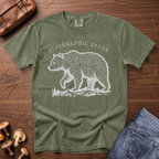 Topographic Bear Study T-Shirt