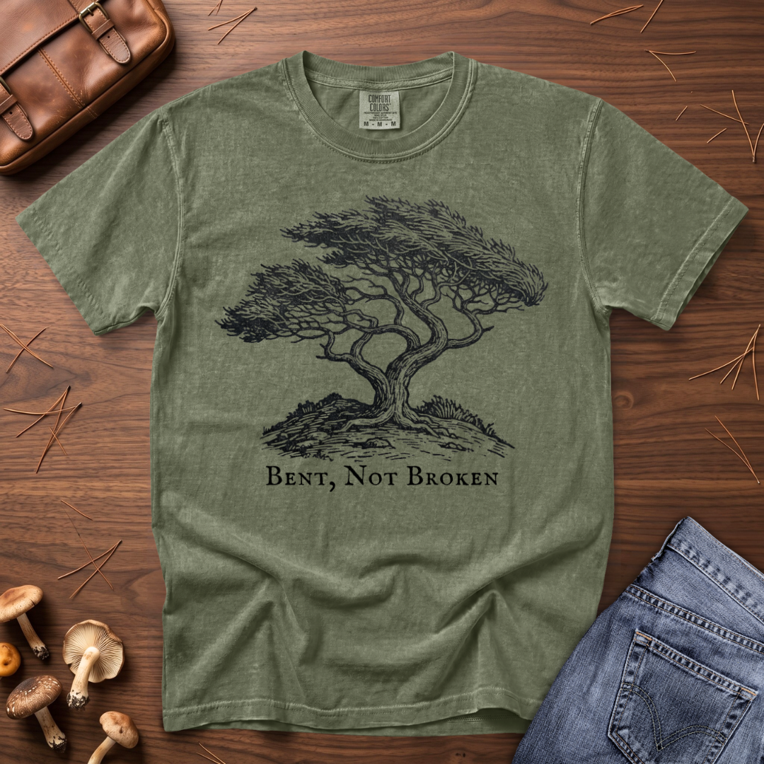 Bent Not Broken Tree T-Shirt