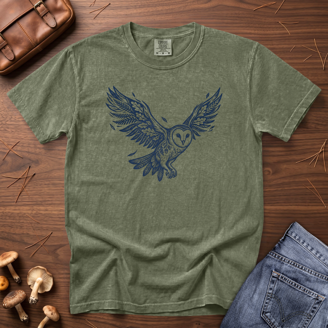 Flying Barn Owl T-Shirt