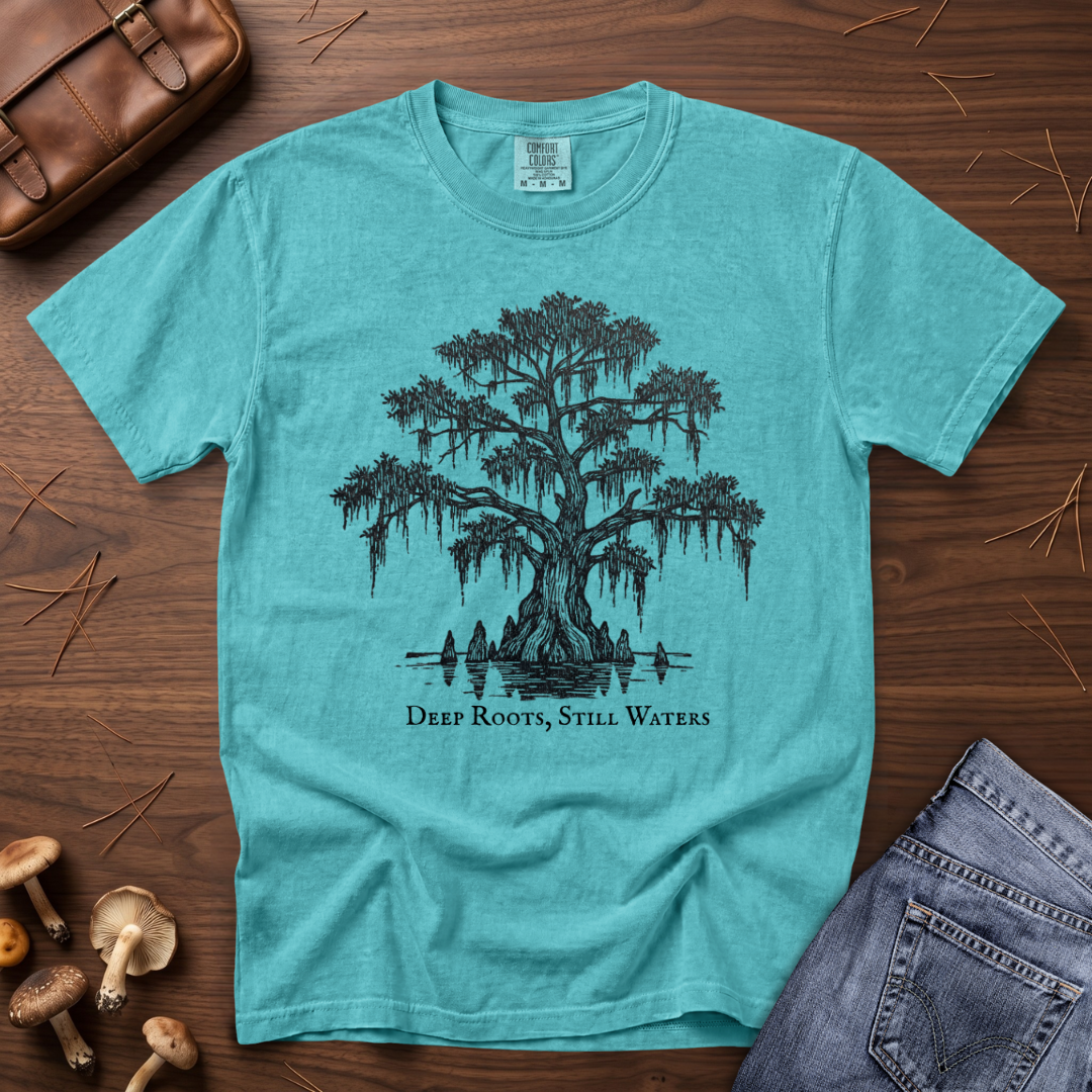 Deep Roots Still Water Tree T-Shirt