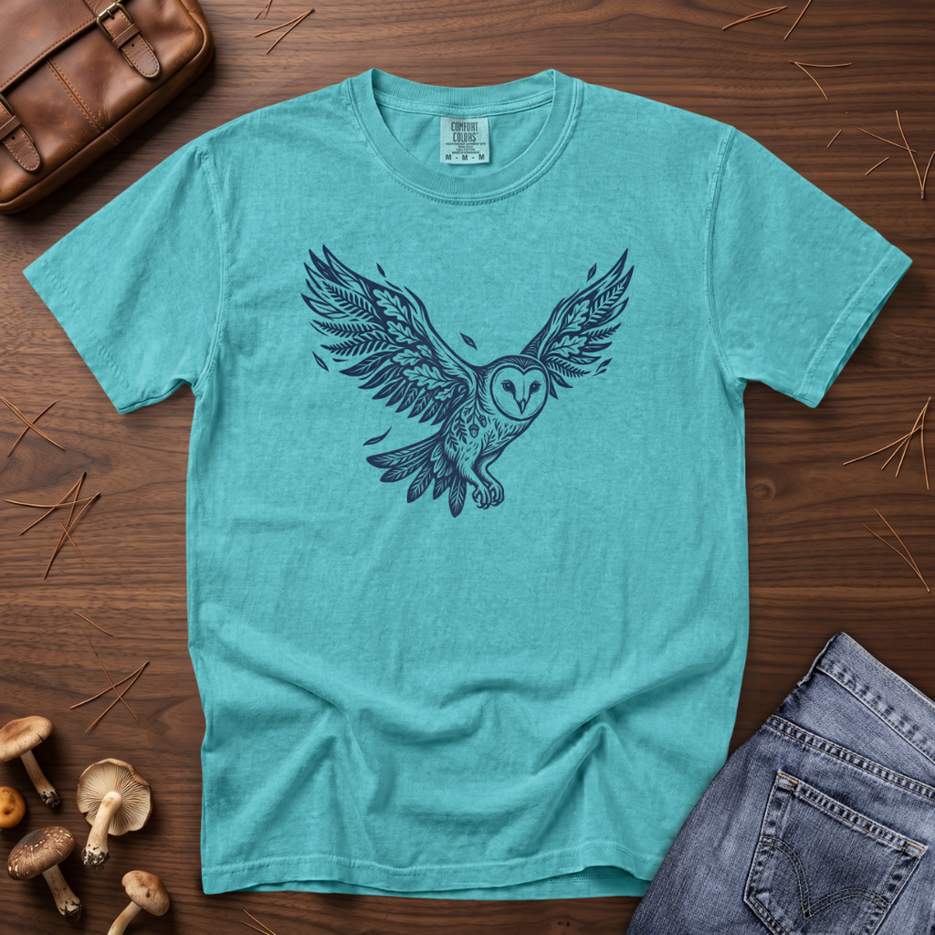 Flying Barn Owl T-Shirt