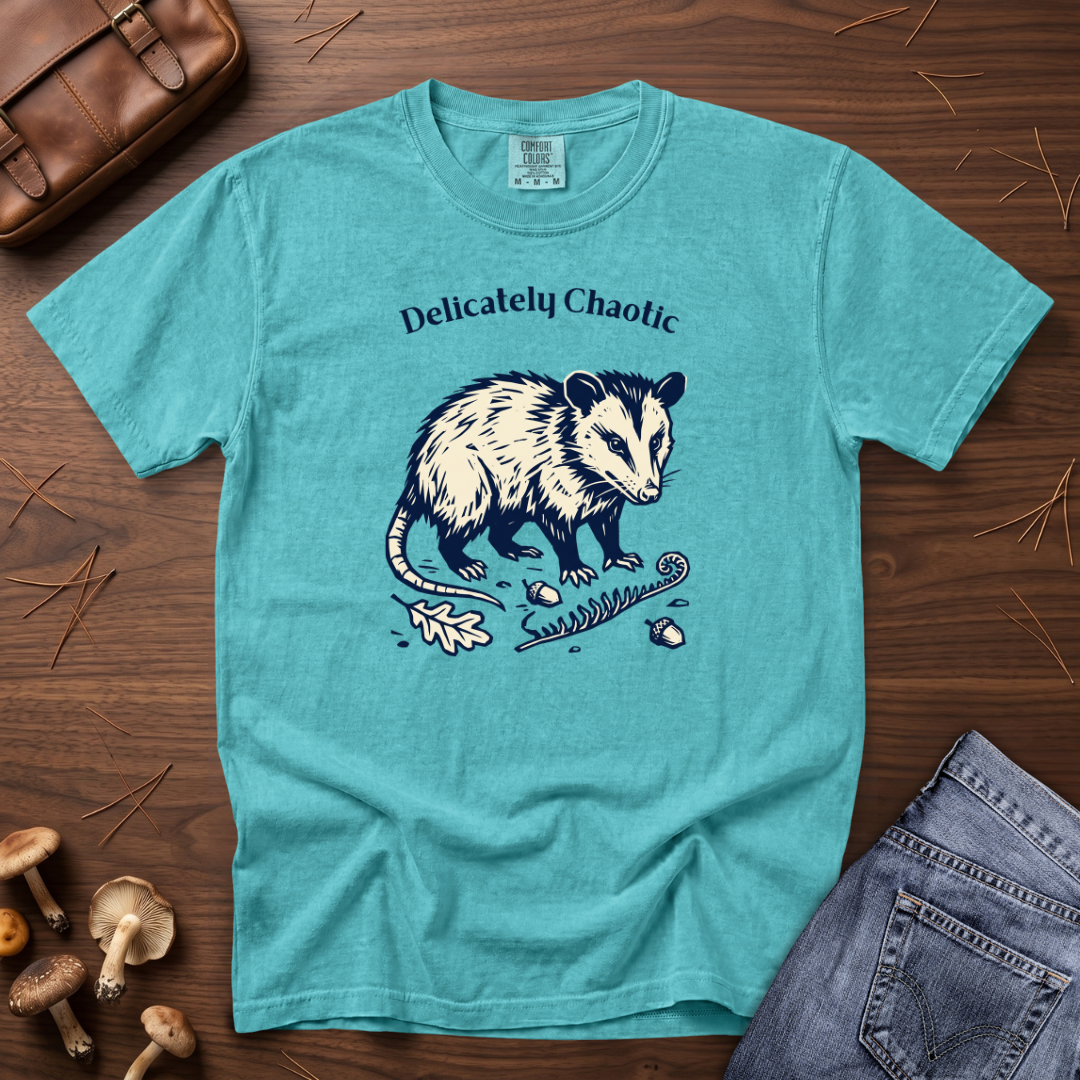 Delicately Chaotic Opossum T-Shirt
