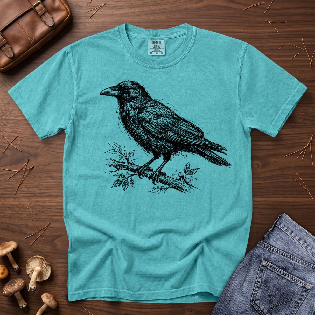 Crow Sketch I T-Shirt