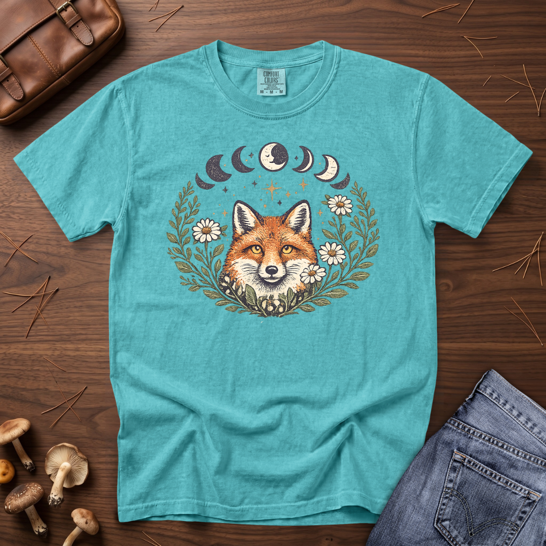 Moon Phase Fox T-Shirt
