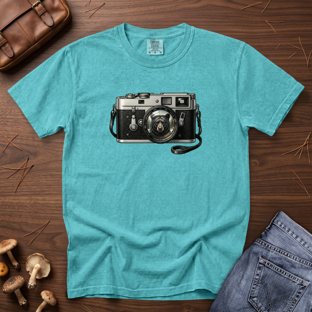 Black Bear Camera T-Shirt