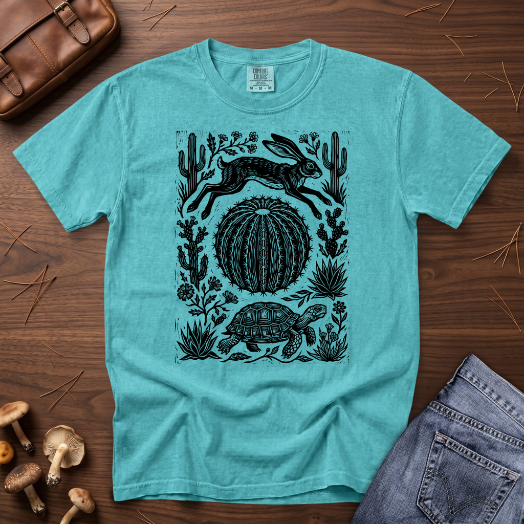Jackrabbit and Desert Tortoise T-Shirt