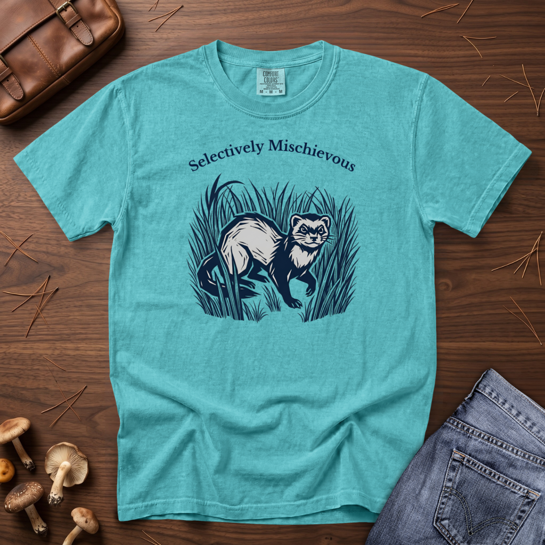 Selectively Mischievous Ferret T-Shirt
