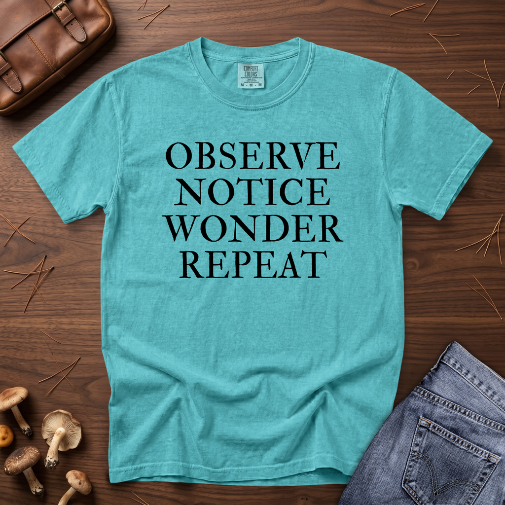 Observe Notice Wonder Repeat T-Shirt