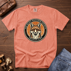 Quiet Watcher Society Fox Badge T-Shirt