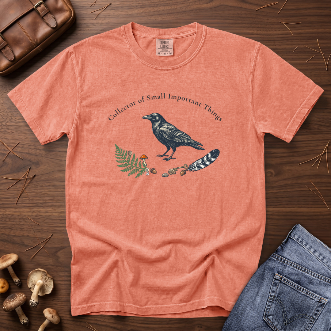 Collector of Small Important Things Crow T-Shirt